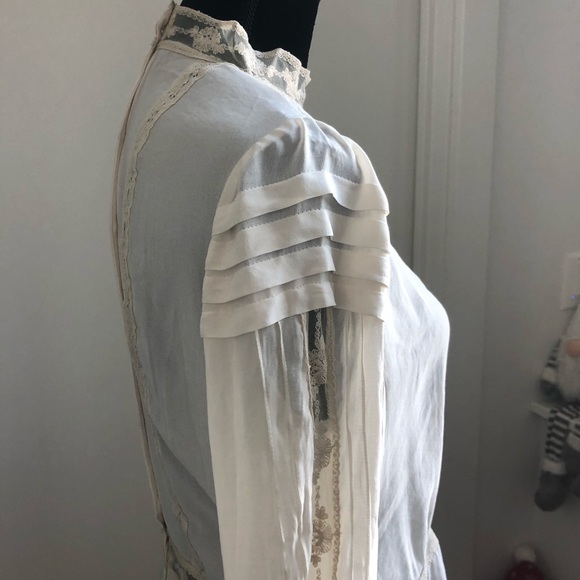 NWOT Zara Vintage Like Lace Blouse - Picture 6 of 6